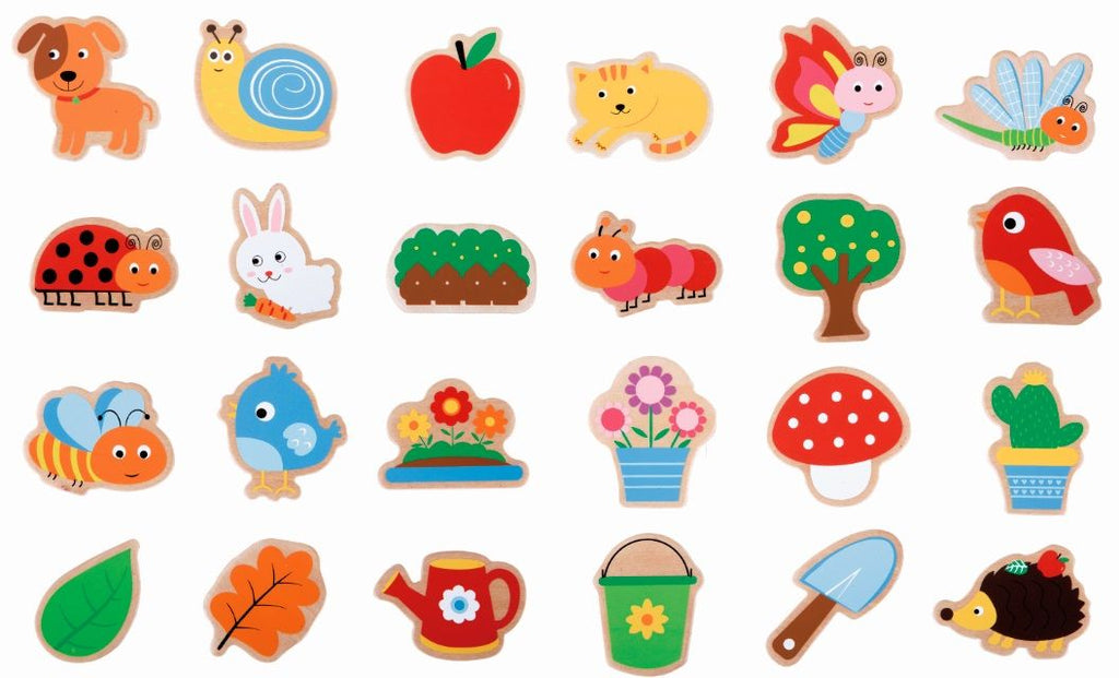 Spielba Garten Magnete, 24 Teile