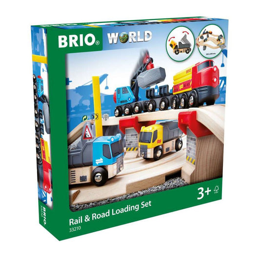 BRIO Rail &amp; Road Loading Set