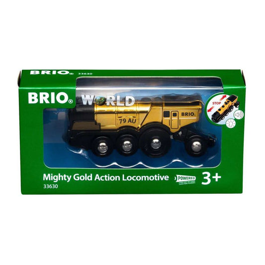 Locomotive d'action BRIO Mighty Gold