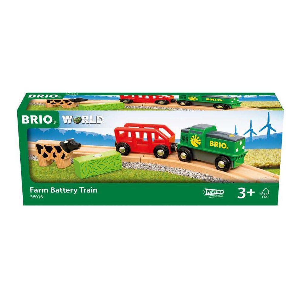 BRIO Farm Battery Train