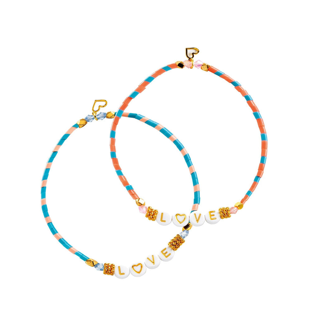 Djeco Buchstaben zum Auffädeln YOU & ME