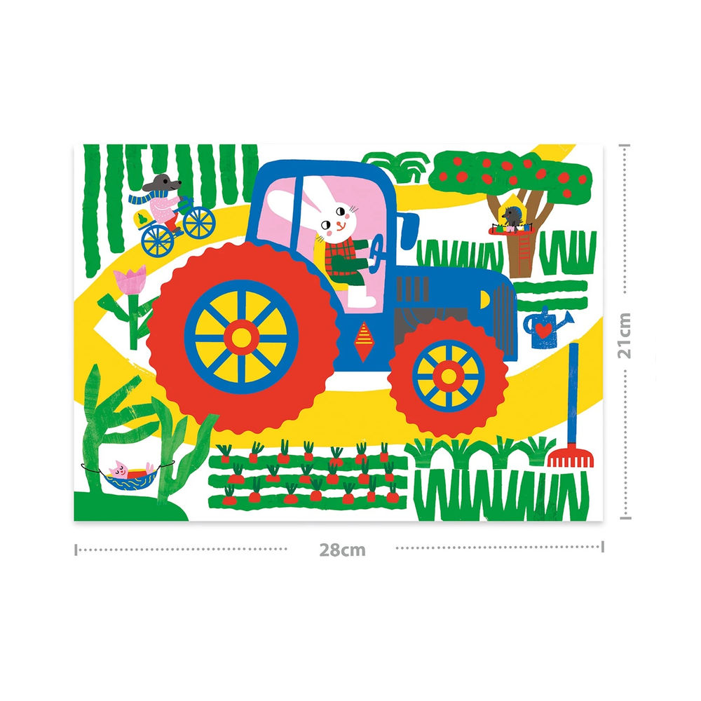 Djeco Scratchbilder Fahrzeuge entdecken