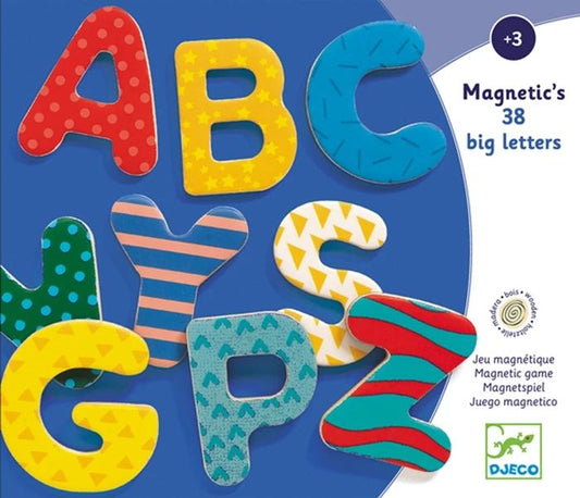 Djeco magnets 38 letters large