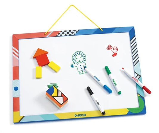 Djeco magnetic board (also for painting)