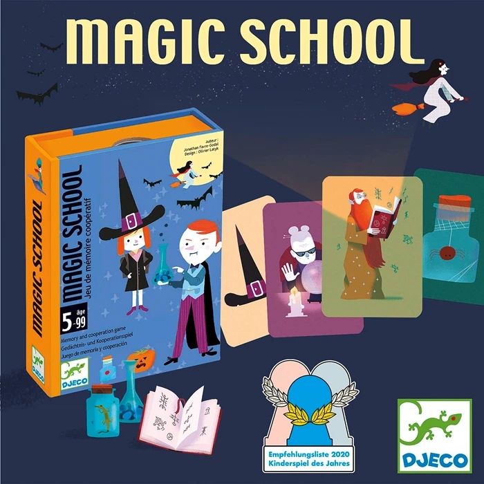 Djeco card game Magic school