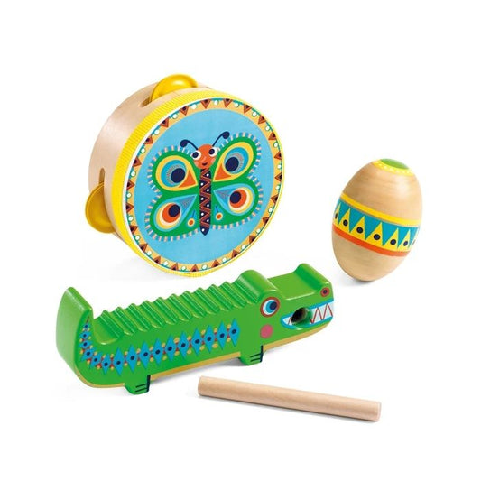 Djeco set with percussion instruments
