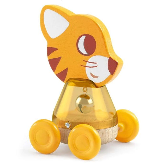Djeco push toy Nina with bell