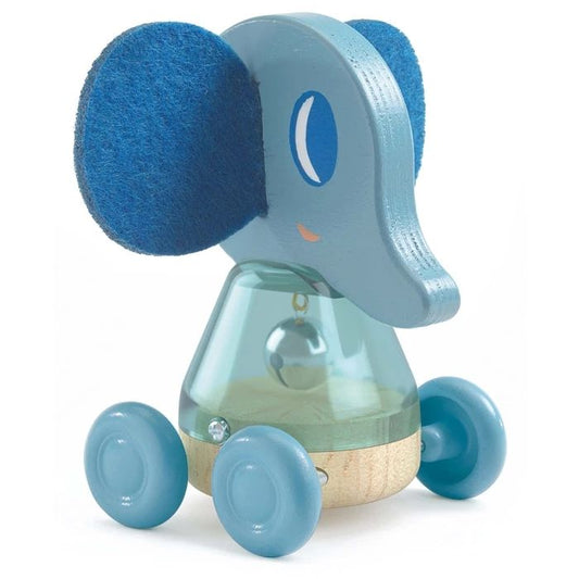Djeco push toy Billie with bell