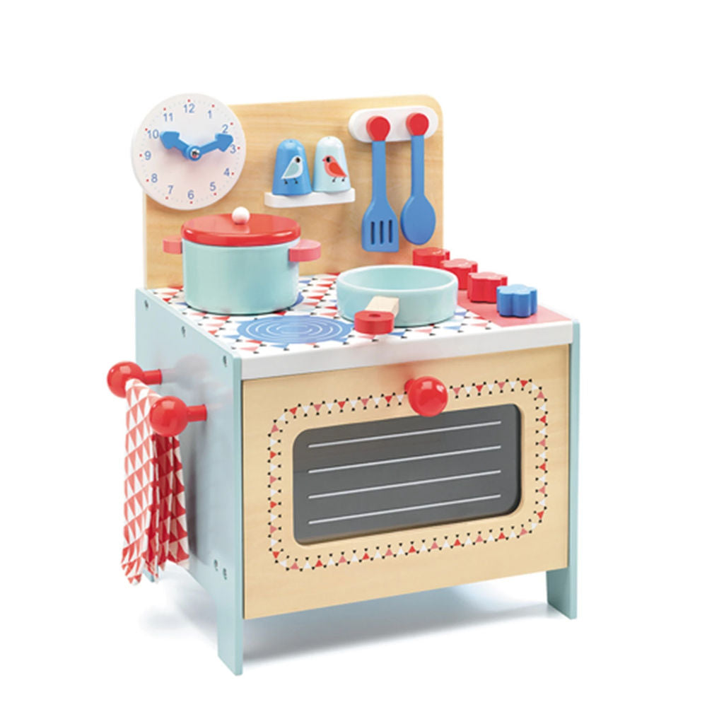 Djeco role play blue children's kitchen