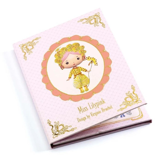 Djeco Miss Lilypink - 40 removable stickers