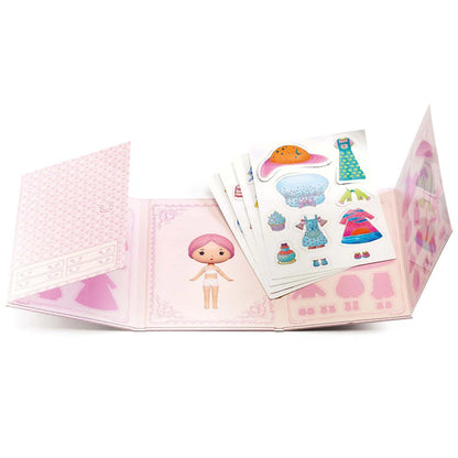 Djeco Miss Lilypink - 40 removable stickers