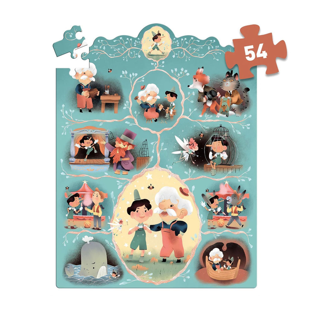 Geschichtenpuzzle Pinocchio 54 Teile