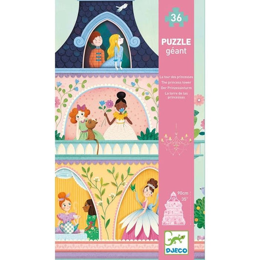 Djeco puzzle La tour des princesses, 36 pièces