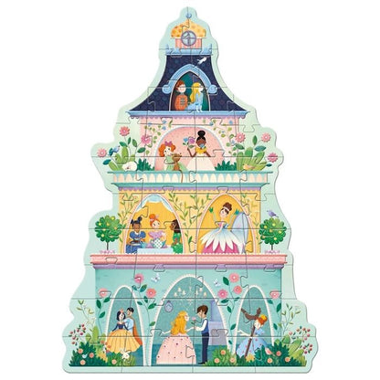 Djeco puzzle La tour des princesses, 36 pièces