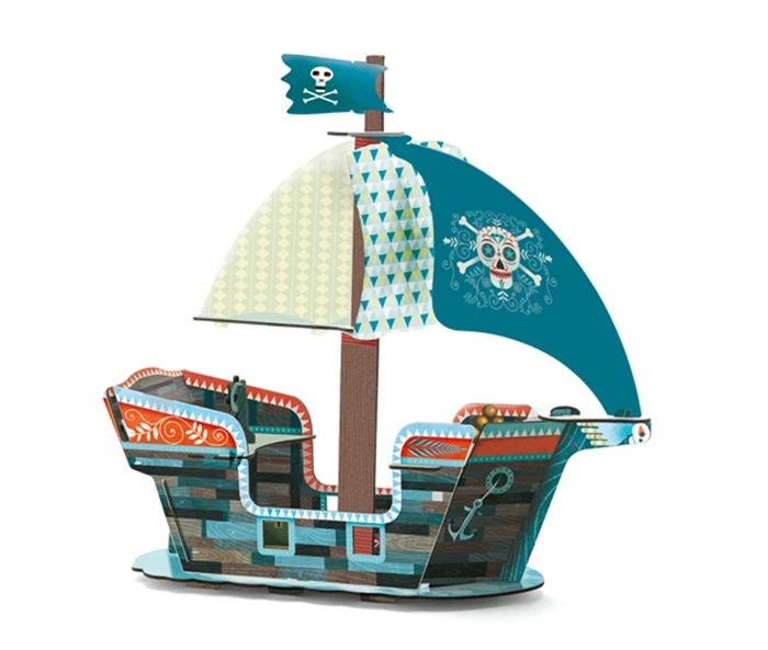 Djeco Le bateau pirate, 3D