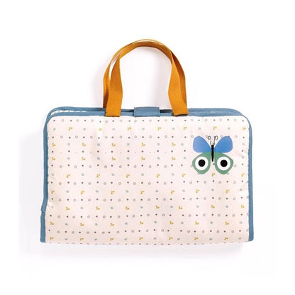 Djeco Pomea Changing Bag Blue Fly