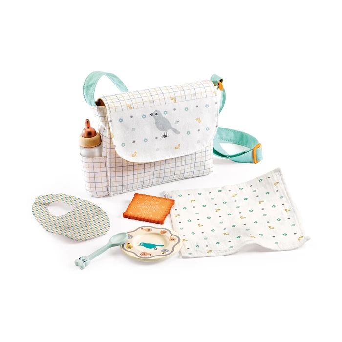 Djeco Pomea bag with dining accessories