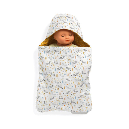 Djeco Pomea swaddling blanket rabbit