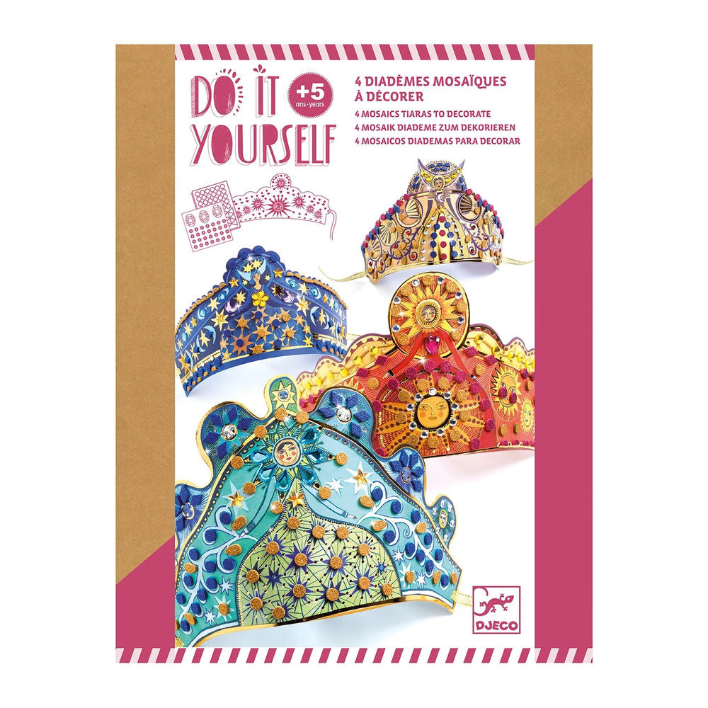 Djeco DIY - 4 Mosaik Diademe