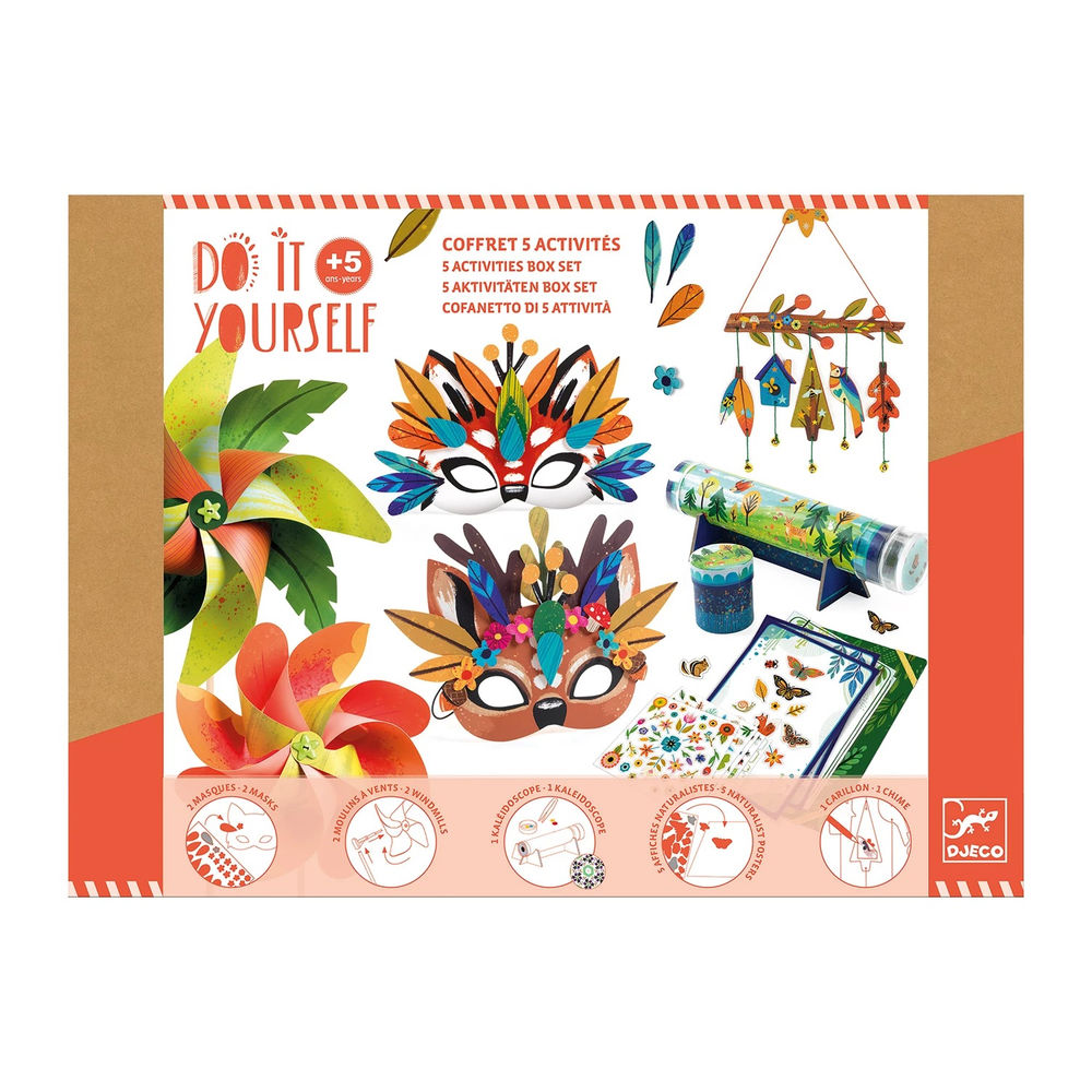 Djeco DIY - Set mit 5 Aktivitäten
