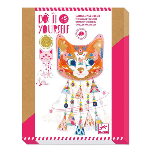 Djeco DIY - Windspiel Katze