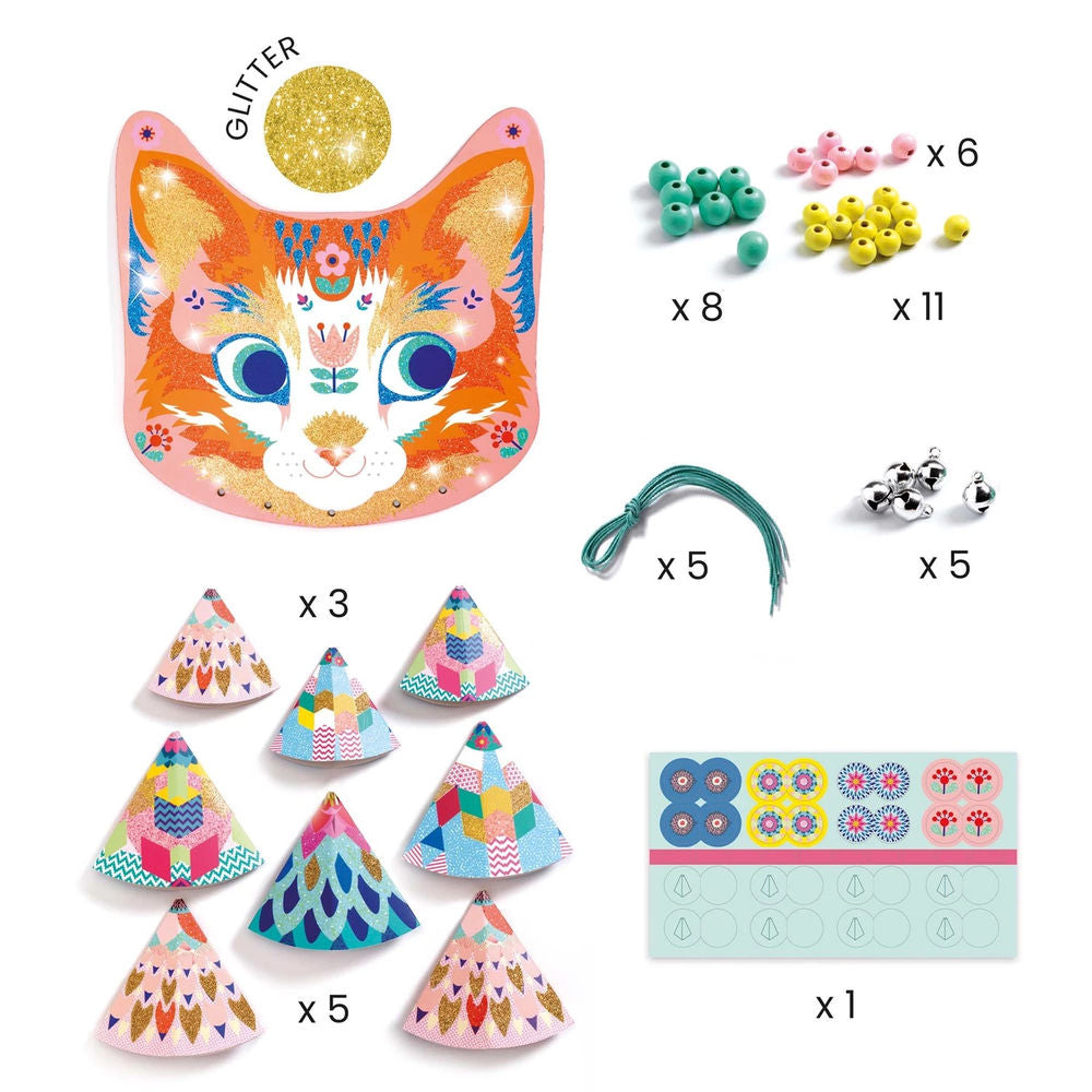 Djeco DIY - Windspiel Katze