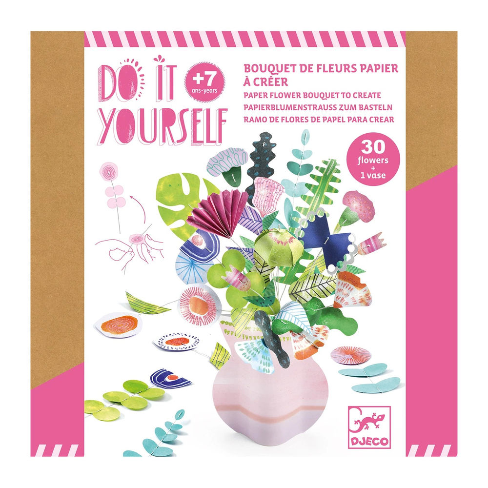 Djeco DIY - Papierblumenstrauss