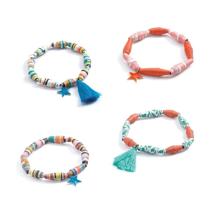 Djeco DIY - perles en papier et bracelets pop