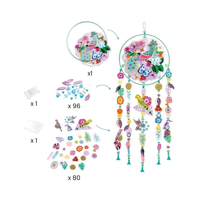 Djeco DIY - Sonnenfänger Paradiesvogel