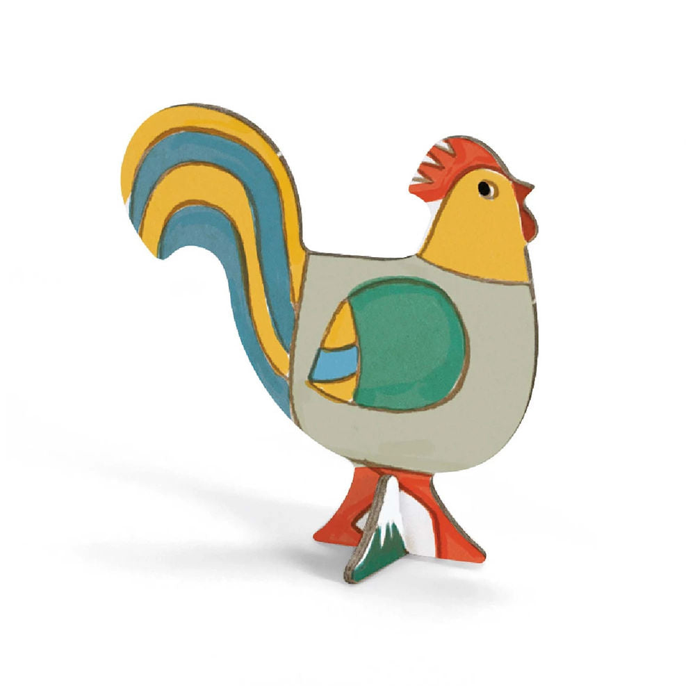 Djeco 3D Bau- & Malset Bauernhof