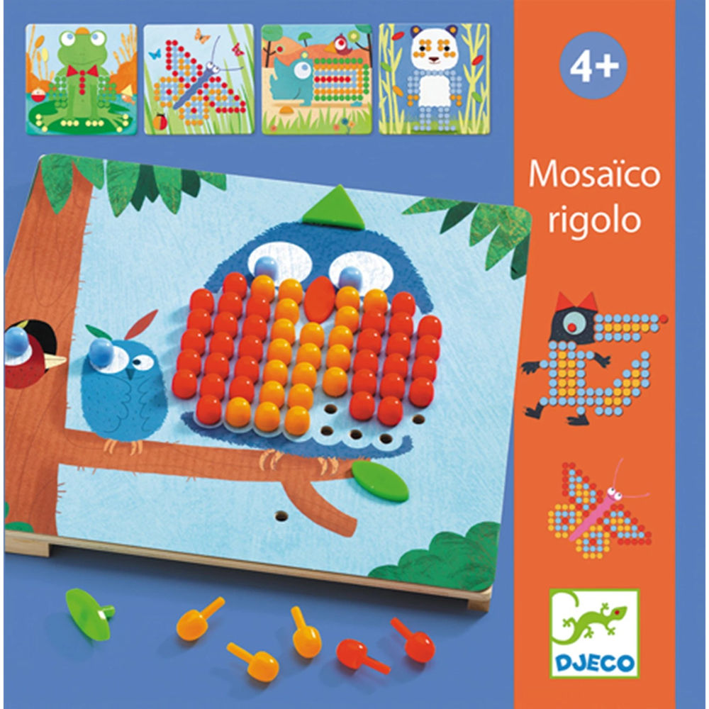 Djeco Lernspiel Mosaico rigolo