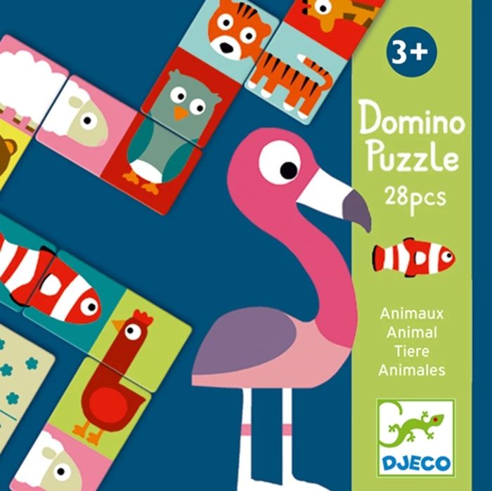 Djeco jeu éducatif dominos animaux