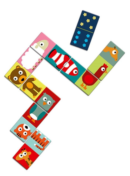 Djeco educational game Domino Animals