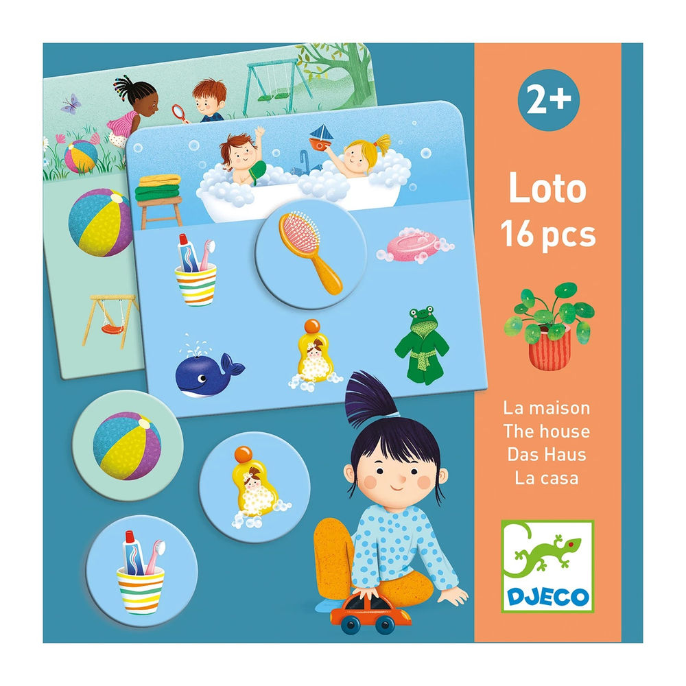 Djeco Lernspiel Loto Haus (mult)