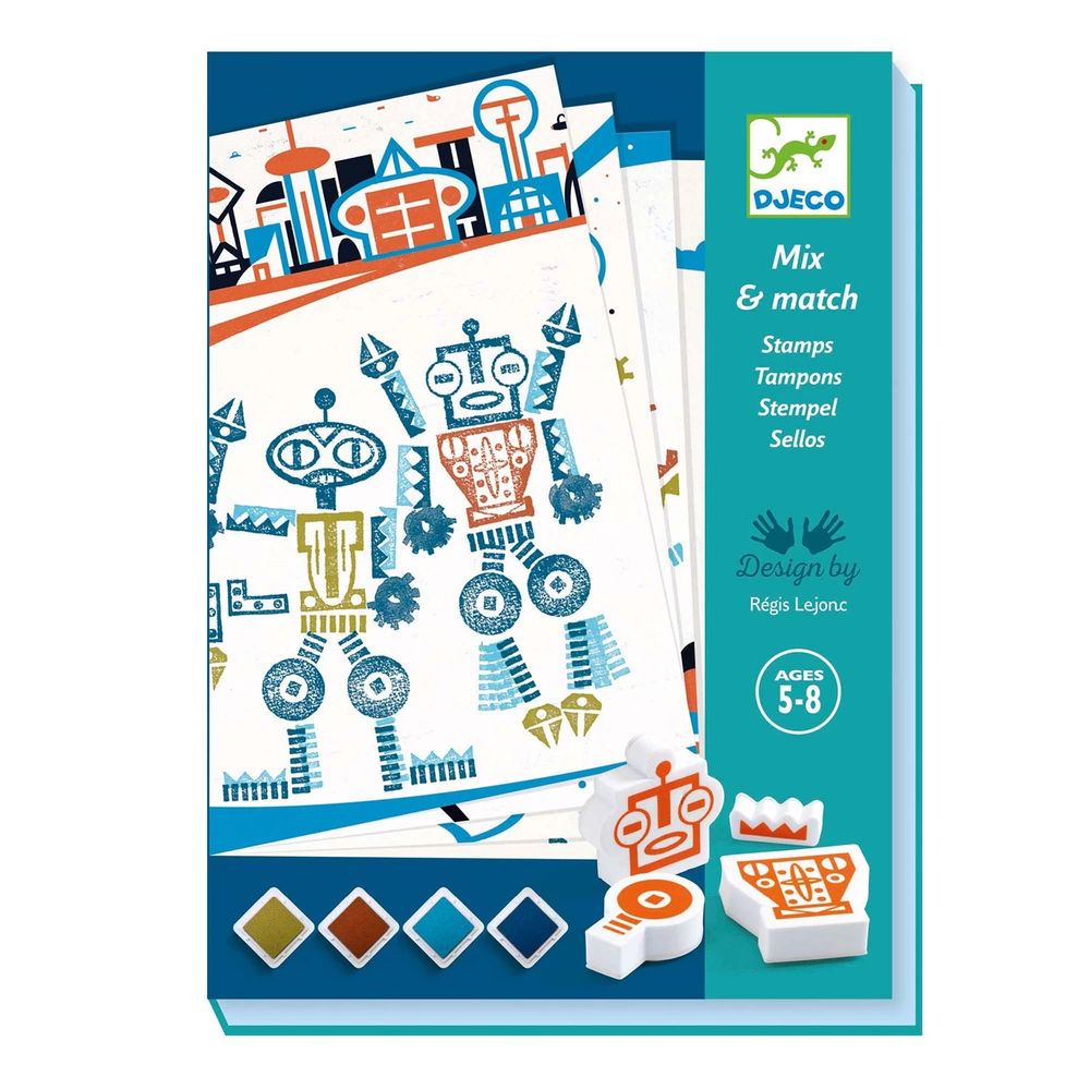 Djeco Stempel Alien Roboter