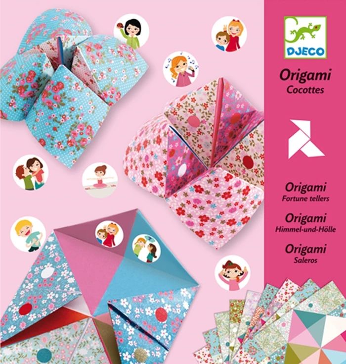 Djeco Origami - Himmel und Hölle pink