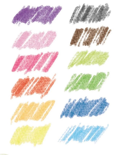 Djeco 12 coloured pencils watercolor