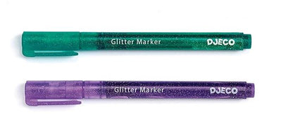 Djeco 6 Markers glitter