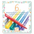 Djeco 6 Markers glitter – Produktbild 1