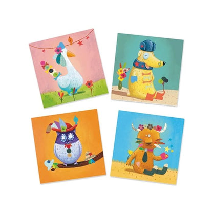 Djeco stickers and craft animals