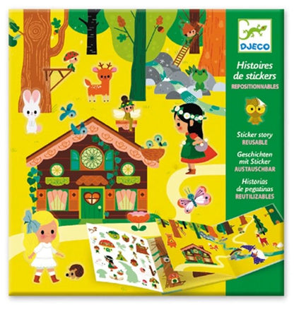 Djeco stories with stickers Magic Forest