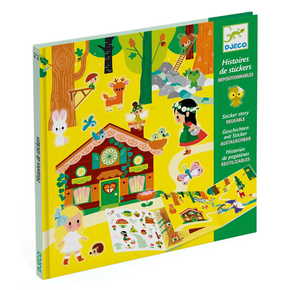 Djeco Geschichten mit Sticker Zauberwald