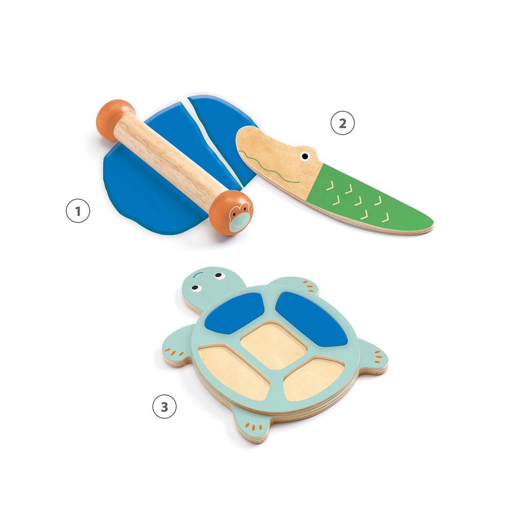 Djeco Meine Spielknete Dschungeltiere