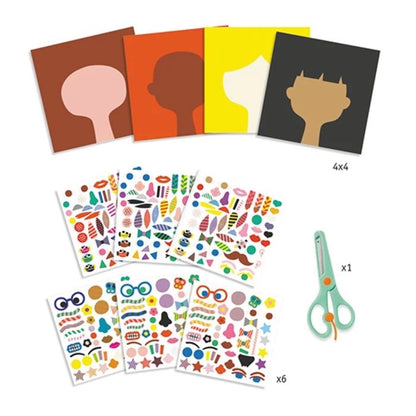 Djeco Stickers and Crafts Hairdresser