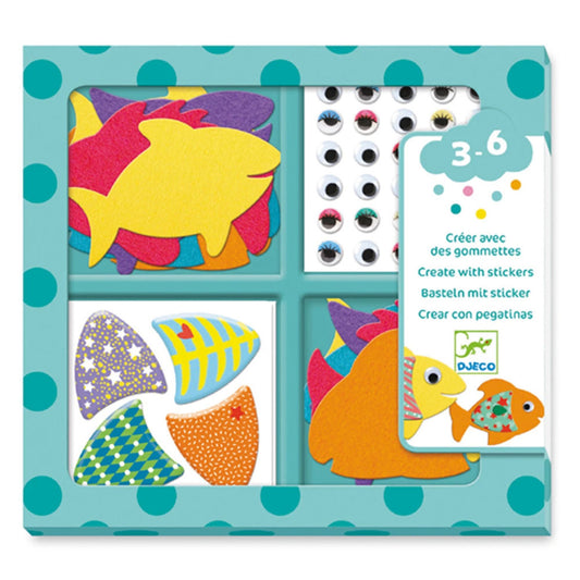 Djeco sticker pictures fish