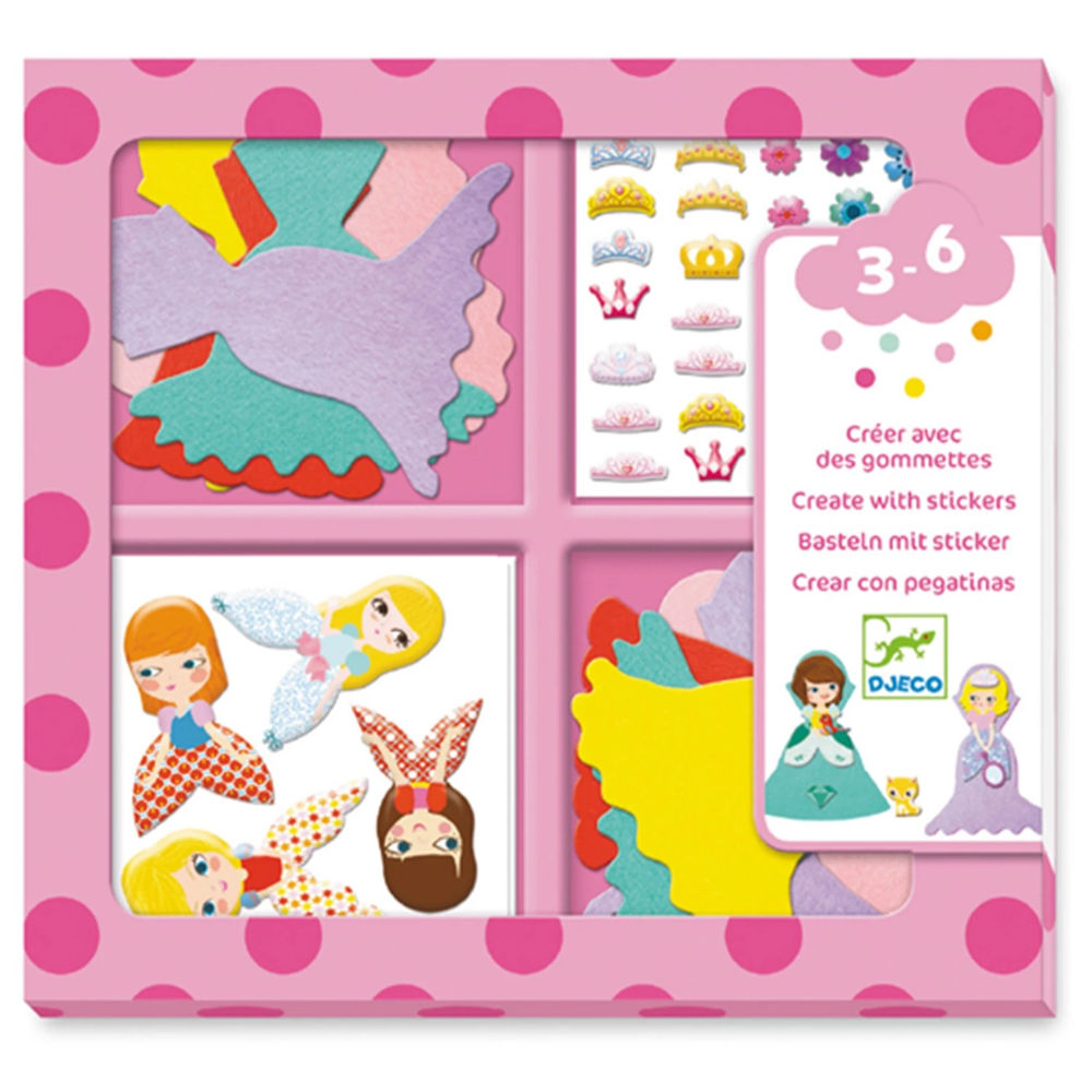 Djeco Stickerbilder Prinzessin