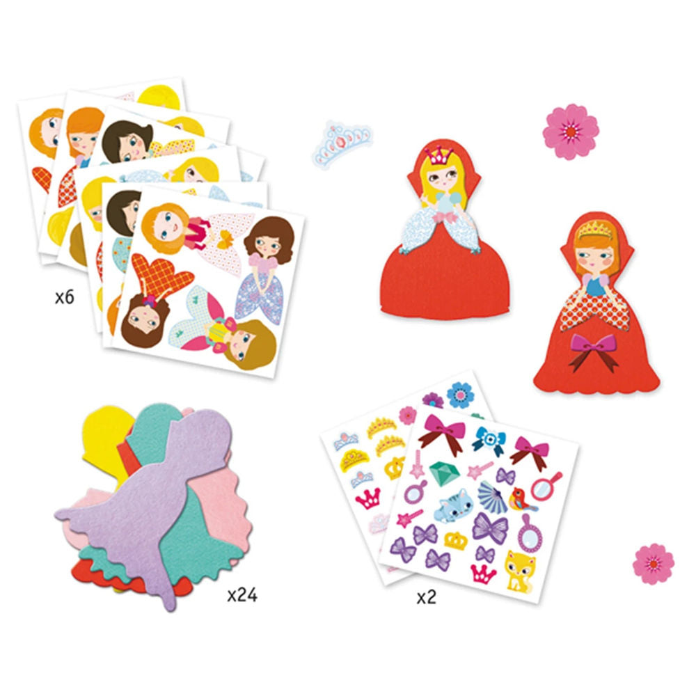 Djeco Stickerbilder Prinzessin