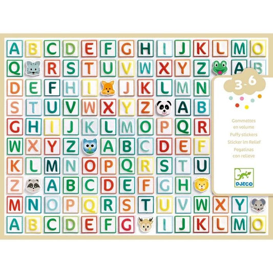 Djeco autocollants 300 alphabets