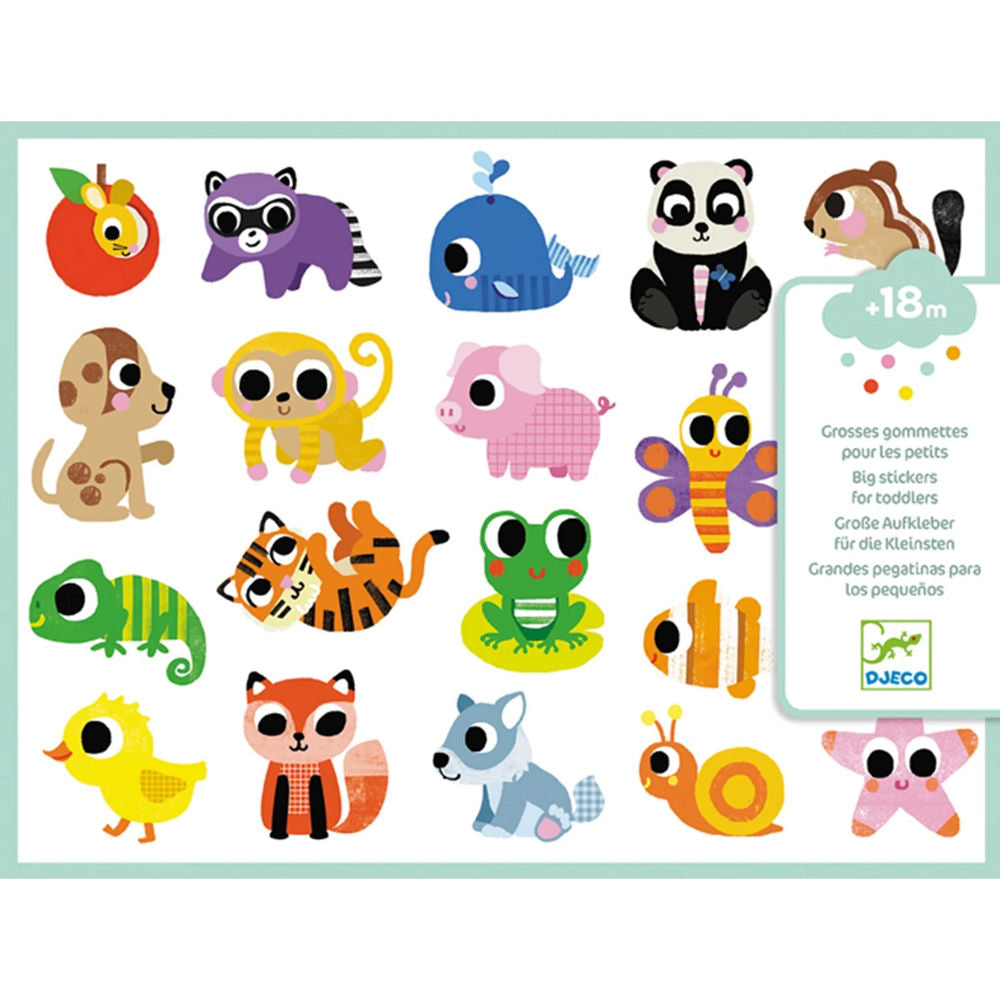 100 Sticker Relief Tierbabys