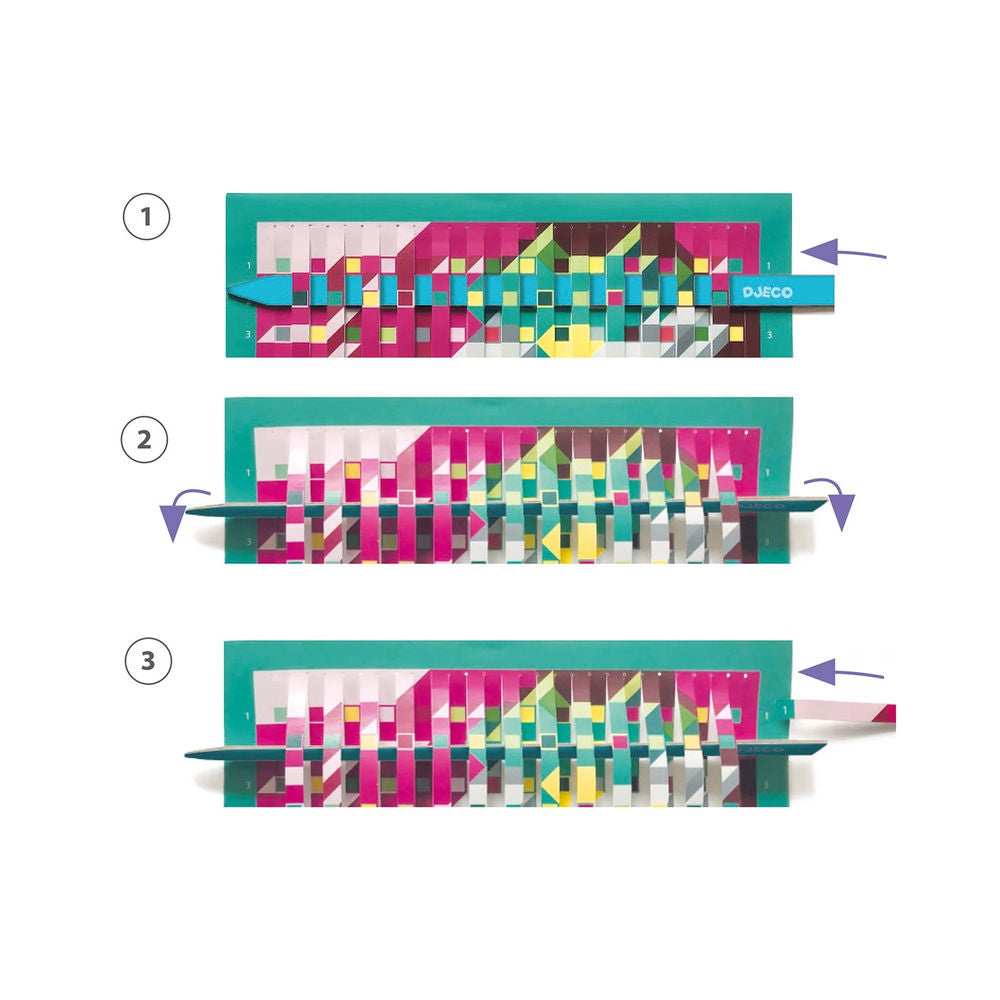 Attaquants de tissage Djeco pixel art